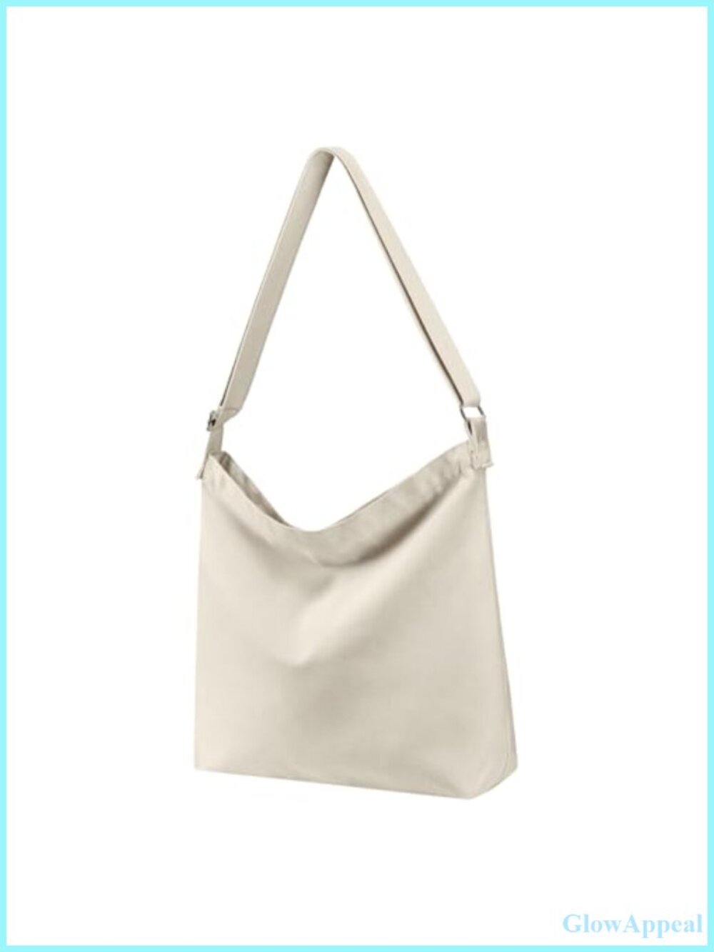 Canvas Crossbody Hobo Shoulder Bag Large Tote DIY Gift